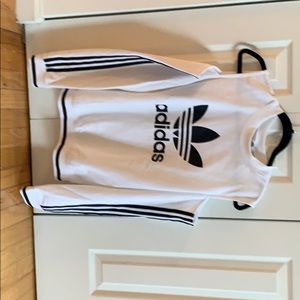 Adidas cutout shoulder sweatshirt